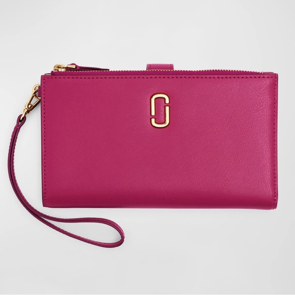 Marc Jacobs The J Marc Phone Wristlet Wallet Smartphone Lipstick Pink